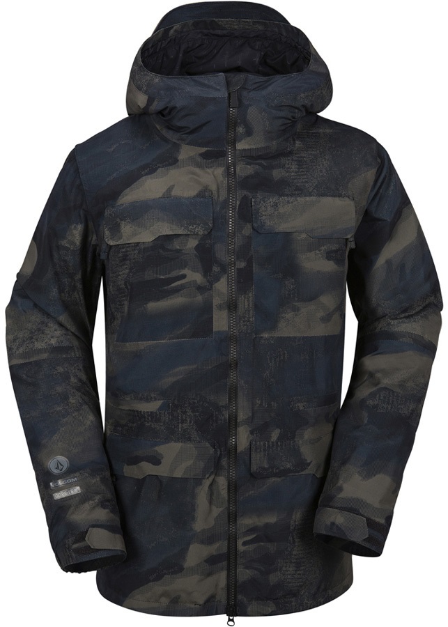 volcom snowboard jacket camo